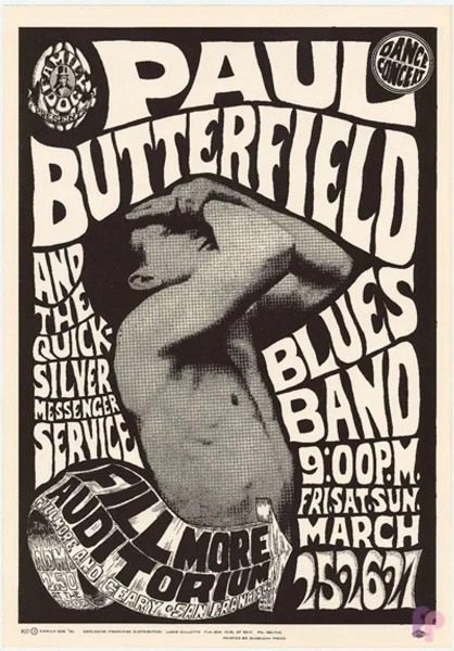 The Paul Butterfield Blues Band at The Fillmore