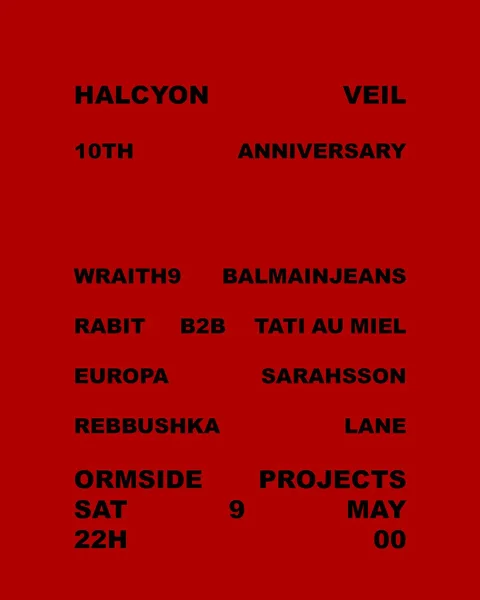 Halcyon Veil 10 Year Anniversary